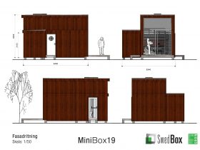 MiniBox 19, fasad